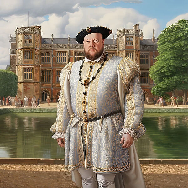 AI IMAGE - Portrait of King Henry VIII, 1540s, (2023). Creator: Heritage Images