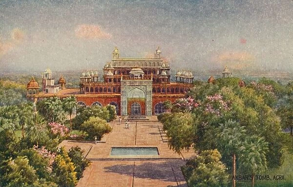 Akbars Tomb, Agra, . Creator: Unknown