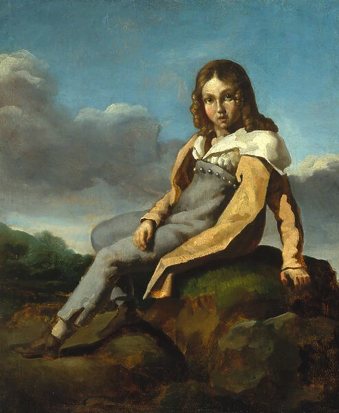 Alfred Dedreux (1810-1860) as a Child, ca. 1819-20. Creator: Theodore Gericault