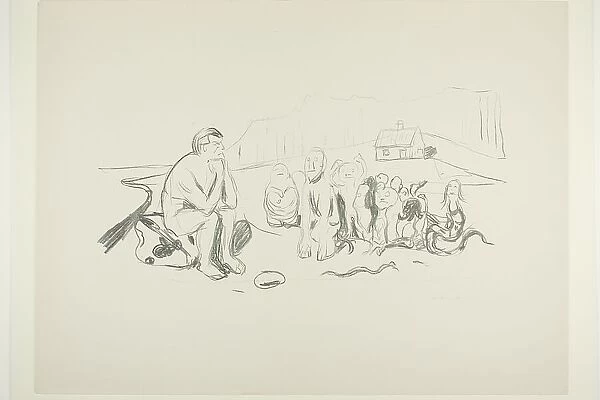 Alpha's Progeny, 1908 / 09. Creator: Edvard Munch