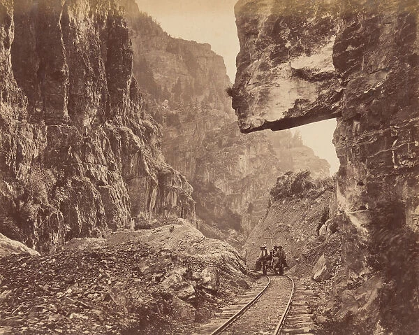 American Fork Canyon, ca. 1875. Creator: Charles Roscoe Savage