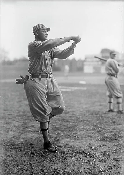 Amos Strunk, Philadelphia Al (Baseball), 1913. Creator: Harris & Ewing. Amos Strunk, Philadelphia Al (Baseball), 1913. Creator: Harris & Ewing