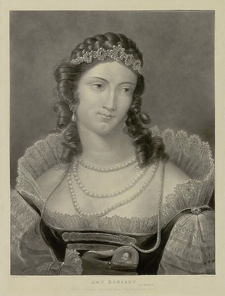Amy Dudley (1532-1560), née Robsart, 1830. Creator: Dawe, Henry Edward (1790-1848)