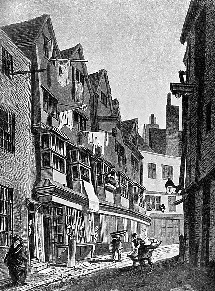 The ancient precincts of the Palace of Westminster, London, 1807 (c1905)