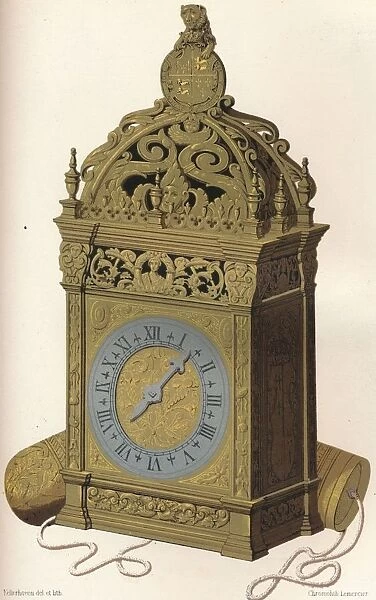 Anne Boleyn Clock, 16th century?, (1849). Creator: Kellerhoven