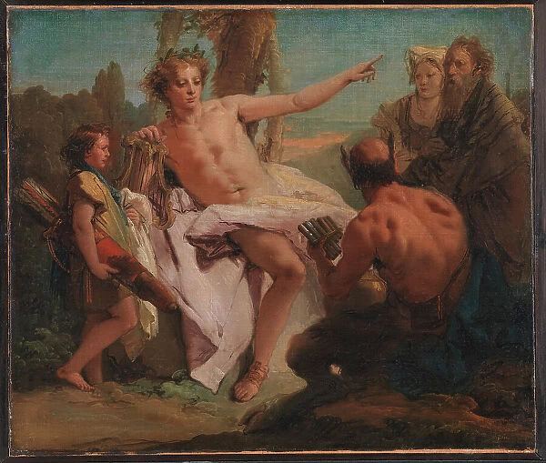 Apollo and Marsyas, 1757. Creator: Giovanni Battista Tiepolo
