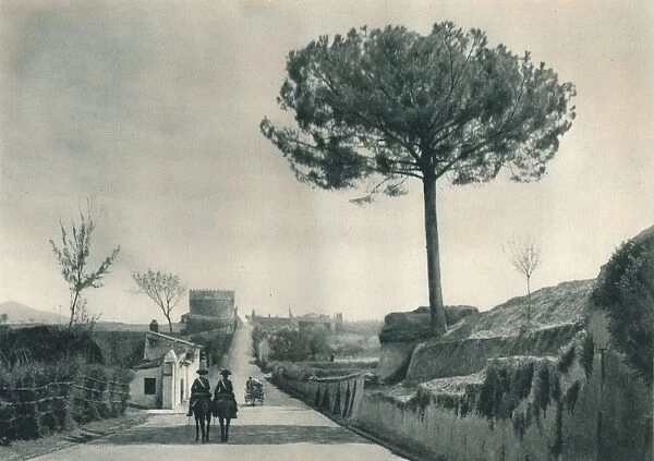 The Via Appia (Appian Way), Rome, Italy, 1927. Artist: Eugen Poppel