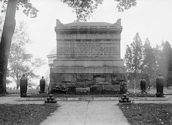 Arlington National Cemetery - Views, 1912. Creator: Harris & Ewing. Arlington National Cemetery - Views, 1912. Creator: Harris & Ewing