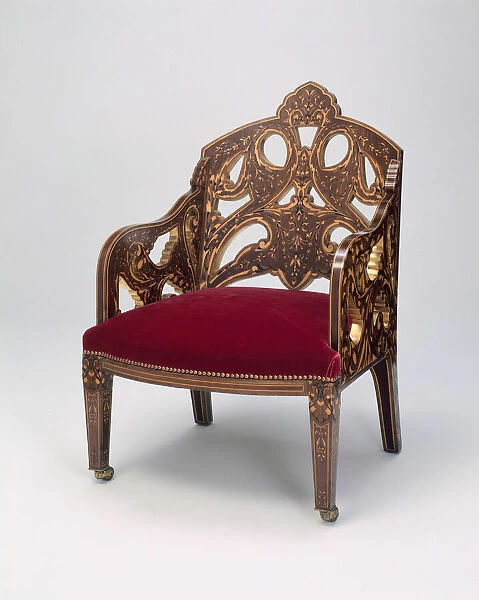 Armchair, London, 1867  /  70. Creator: Owen Jones