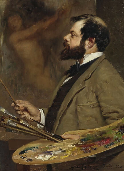 The Artist Ernst Josephson, 1883. Creator: Axel Leonard Borg