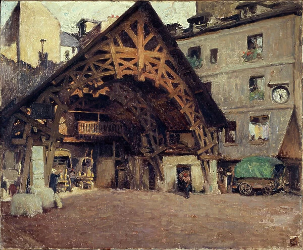 Auberge du Compas-d'Or, rue Montorgueil, c1908. Creator: Henri Dabadie