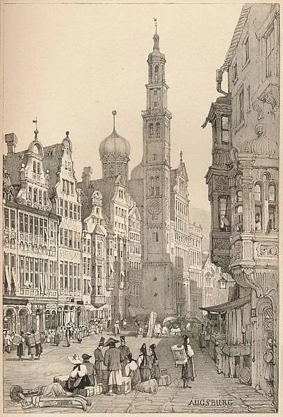Augsburg, c1820 (1915). Artist: Samuel Prout