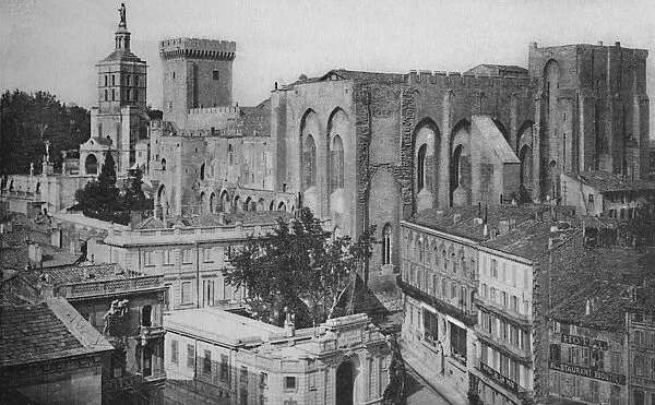 Avignon - Popes Palace View of the Clock Tower, c1925