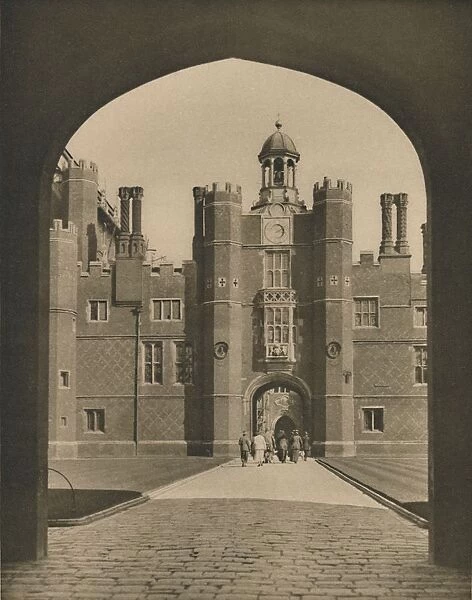 Base Court, the First Quadrangle of Wolseys Palace, c1935. Creator: Donald McLeish