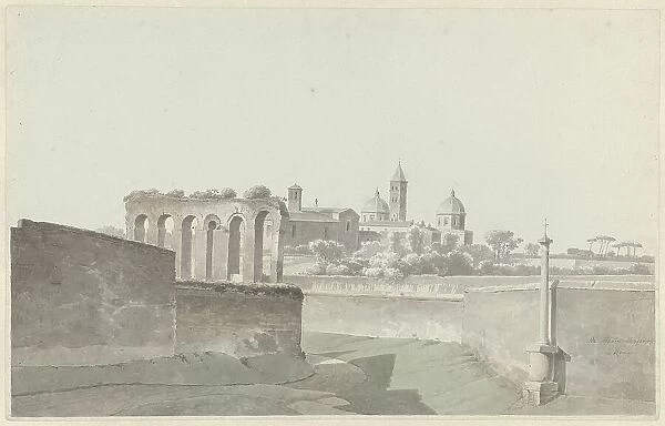 The Basilica of Santa Maria Maggiore in Rome, c.1809-c.1812. Creator: Josephus Augustus Knip