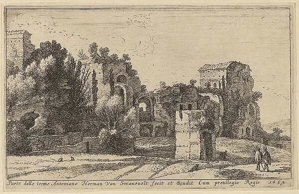 The Baths of Caracalla. Creator: Herman van Swanevelt