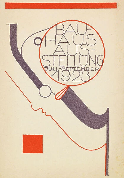 Bauhaus exhibition, 1923. Creator: Schlemmer, Oskar (1888-1943)
