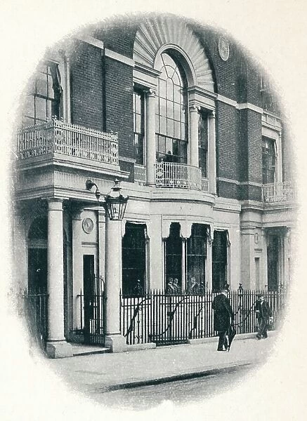 The bay window, Boodles Club, London, c1900 (1901)