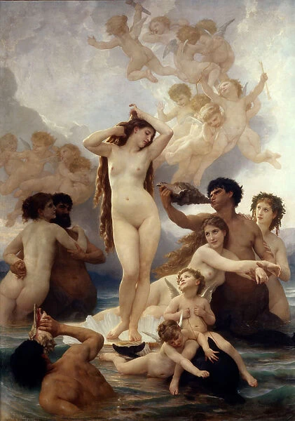 The Birth of Venus. Artist: Bouguereau, William-Adolphe (1825-1905)