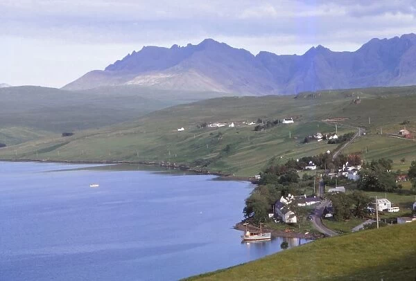 The Black Cuillin Hills from Carbost, Isle of Skye, Scotland, 20th century. Artist: CM Dixon