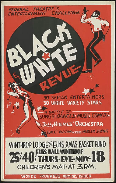 Black and White Revue, [193-]. Creator: Unknown