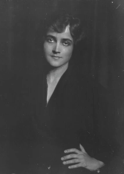 Blanc, Adele, Miss, portrait photograph, 1916 Mar. 22. Creator: Arnold Genthe