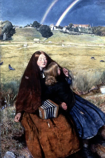The Blind Girl, 1856. Artist: John Everett Millais