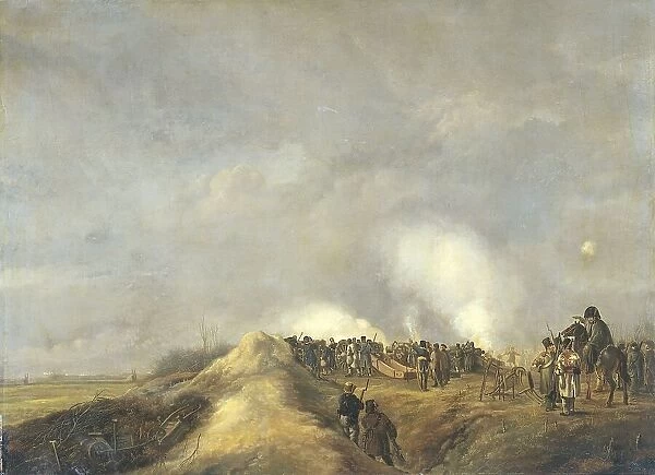 The Bombardment of Naarden, April 1814, 1814. Creator: Pieter Gerardus van Os