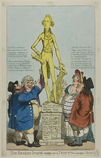 The Brazen Image Erected on a Pedestal Wrought by Himself, published May 29, 1802