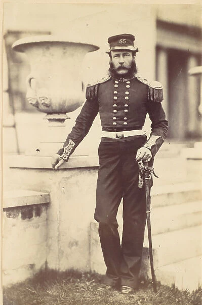 Brevet Lieutenant Colonel Cure, 1856. Creator: Alfred Capel-Cure
