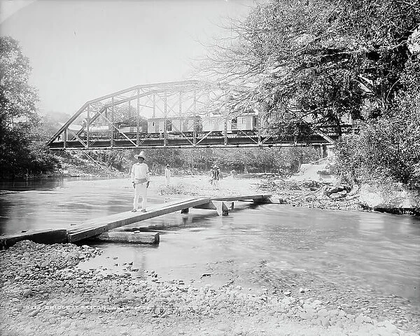 Bridge at Rascon, between 1880 and 1897. Creator: William H. Jackson
