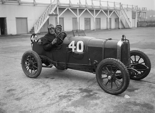 BS Marshall in his Aston Martin at the JCC 200 Mile Race, Brooklands, Surrey, 1921