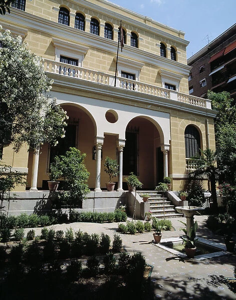 Building of the Sorolla Museum in Madrid