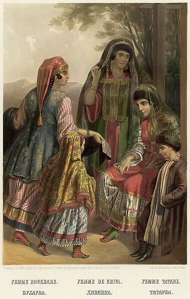 Bukharka. Khivinka. Tatar, 1862. Creator: Karlis Huns