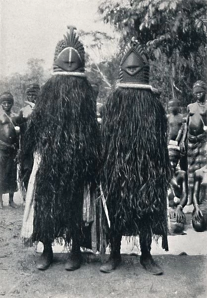 Bundu devil dancers, Sierra Leone, 1912. Artist: Cecil H Firmin