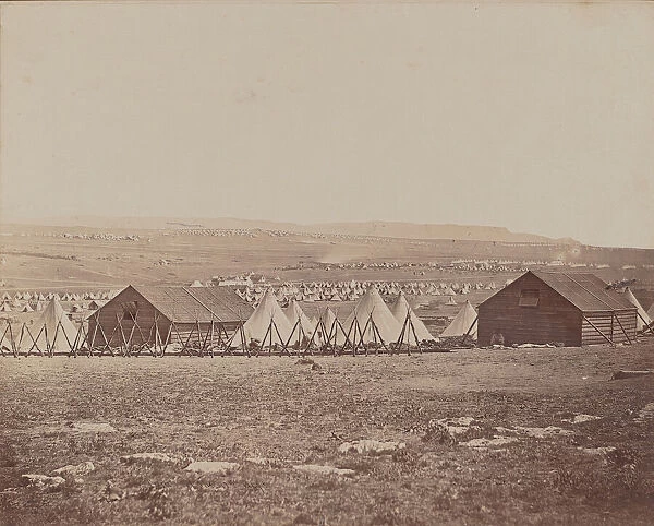 Camp of the 17th Regiment, 1855-1856. Creator: James Robertson