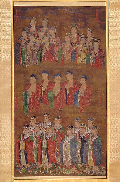 Celestial Buddhas and Deities of the Northern, Western, and Central Dipper Constell... c1450-c1550. Creator: Anon