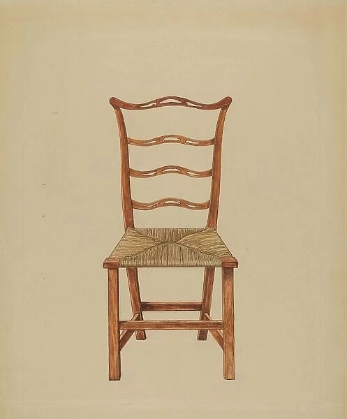 Side Chair, 1935 / 1942. Creator: Hans Westendorff