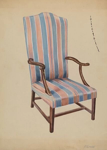 Chair, 1935  /  1942. Creator: Henry Granet