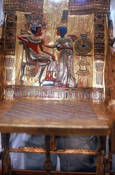 Detail of Chair from tomb of Tutankhamun