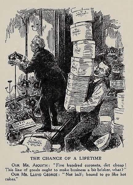 The Chance of a Lifetime (From Punch), 1911. Creator: Raven-Hill, Leonard (1867-1942)
