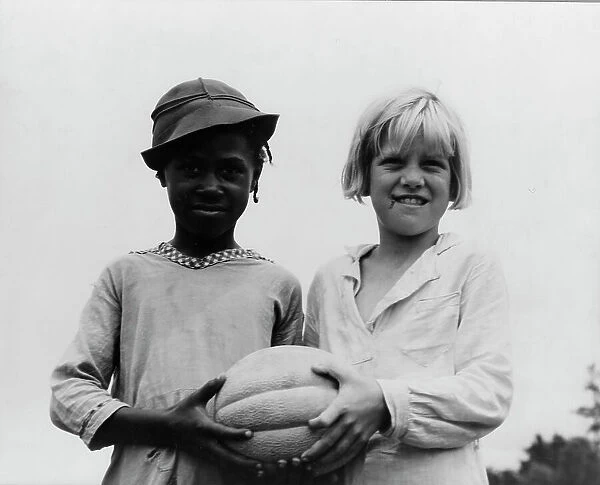 Children at Hill House, Mississippi, 1936. Creator: Dorothea Lange