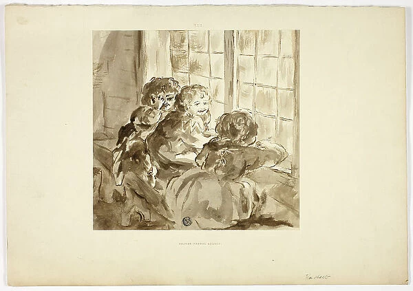 Children at Window, n.d. Creator: George Fennel Robson