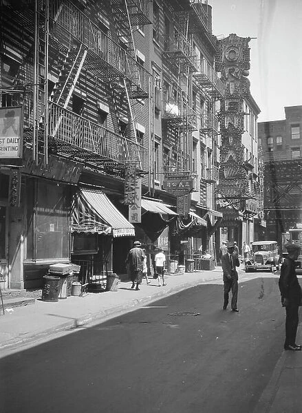 Chinatown, in San Francisco or New York City, between 1911 and 1942. Creator: Arnold Genthe