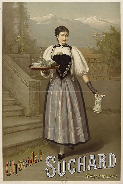 Chocolat Suchard, 1890. Creator: Anonymous