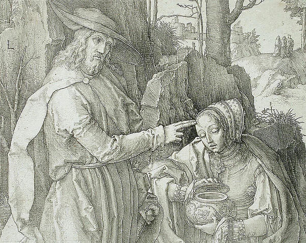 Christ Appearing to Mary Magdalene as a Gardener, 1519. Creator: Lucas van Leyden