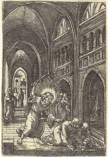 Christ Expelling the Money Changers, c. 1519. Creator: Albrecht Altdorfer