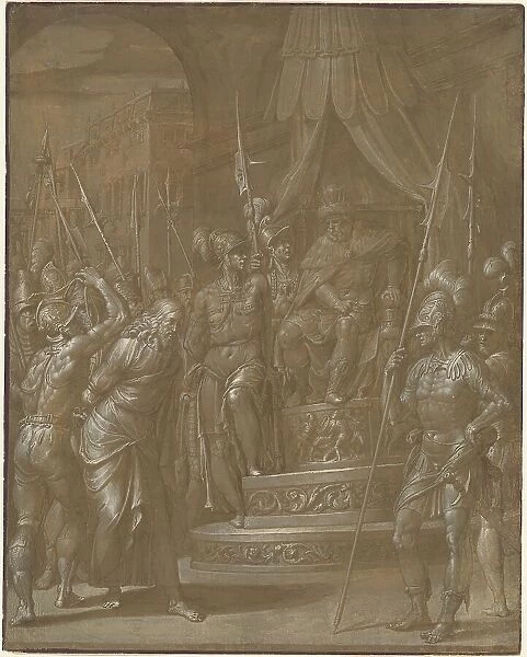 Christ before Herod, c. 1591. Creator: Jacopo Ligozzi