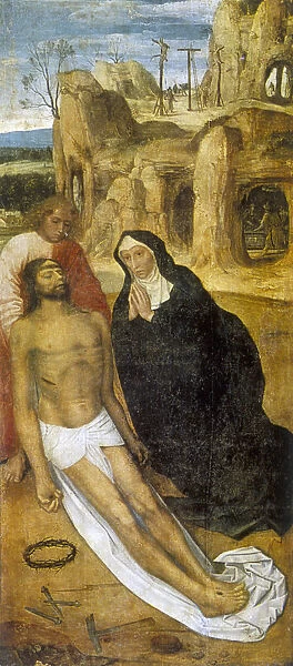 Christs Passion, detail from the altarpiece of St Antony, 16th century