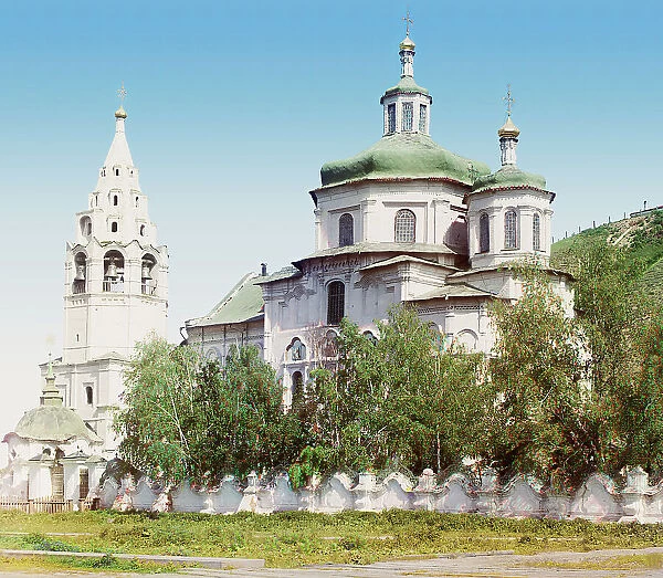Church of the Holy Mother of God, in Tobolsk (300 years old), 1912. Creator: Sergey Mikhaylovich Prokudin-Gorsky